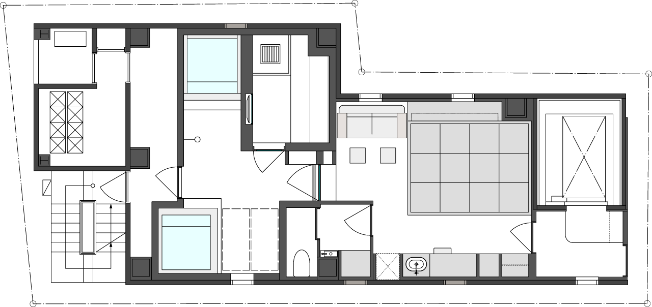 ROOM Vの間取り図